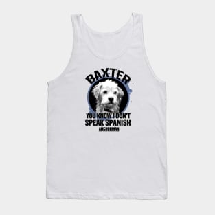 Anchorman Baxter You Know I Don't Speak Spanish Portrait Tank Top